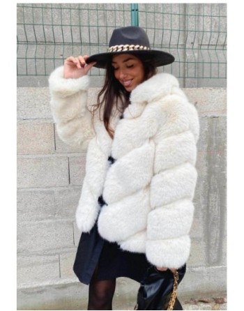 Jacket Fake Fur White