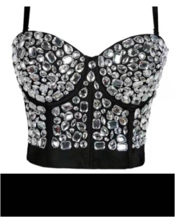 Top With Strass And Rocks